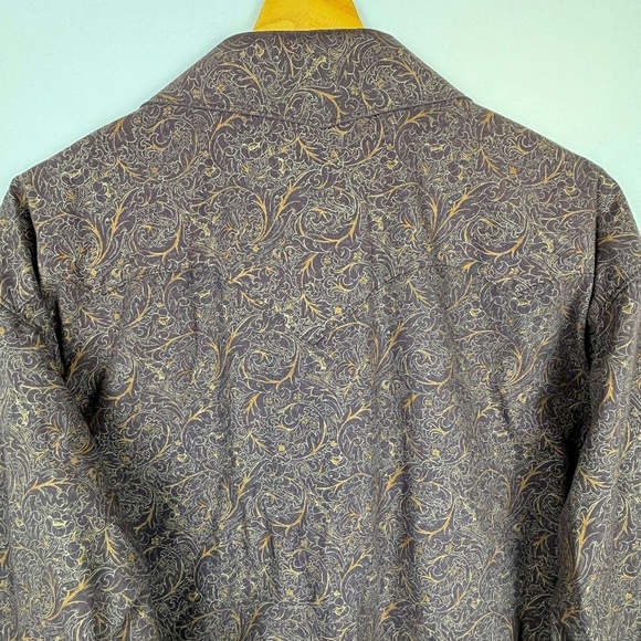 Rodeo Carte Men Western Long Sleeve Pearl Snap Shirt Sz XXL Cowboy Country Rodeo - Picture 6 of 14